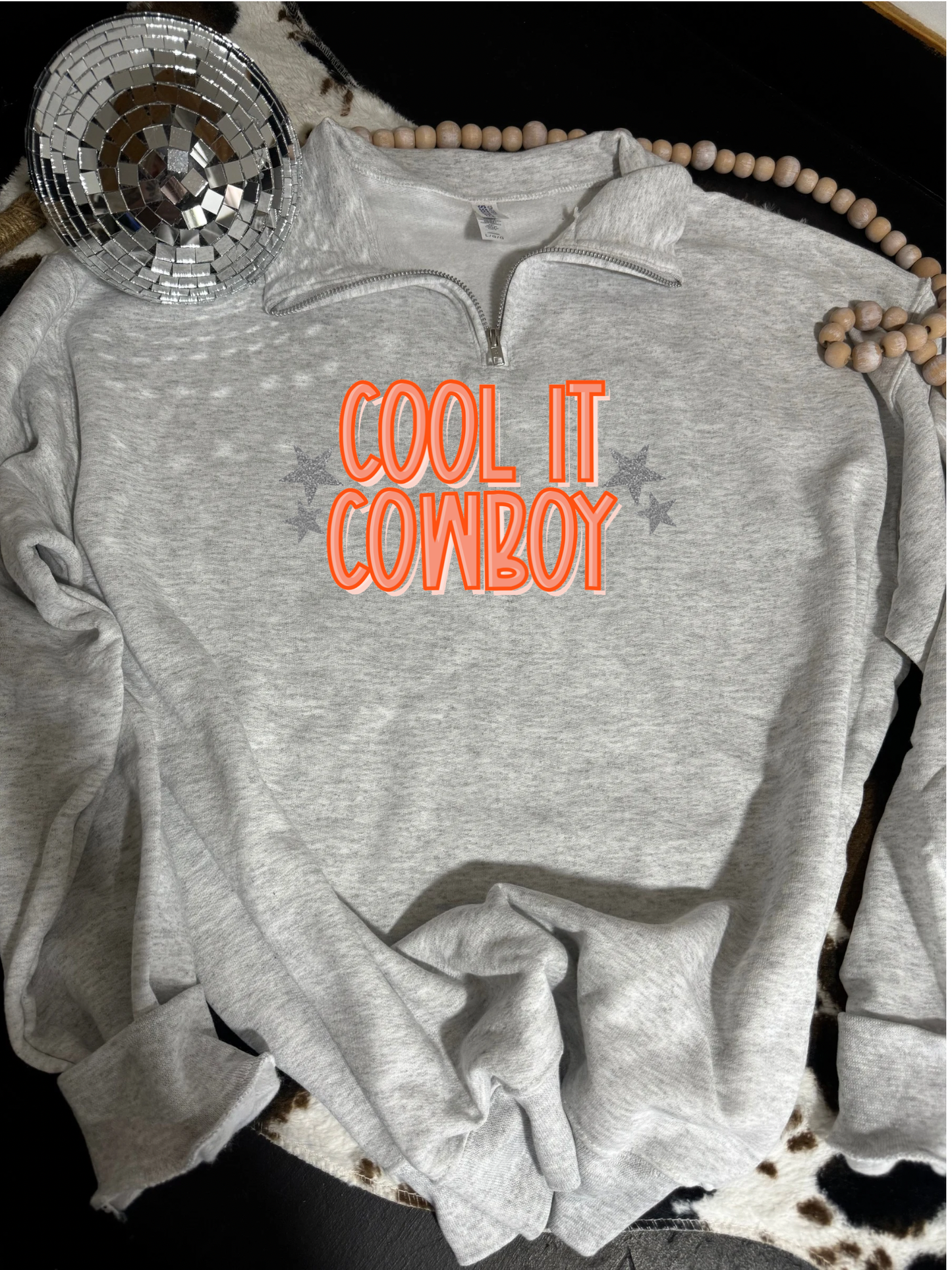 Cool it cowboy quarter zip