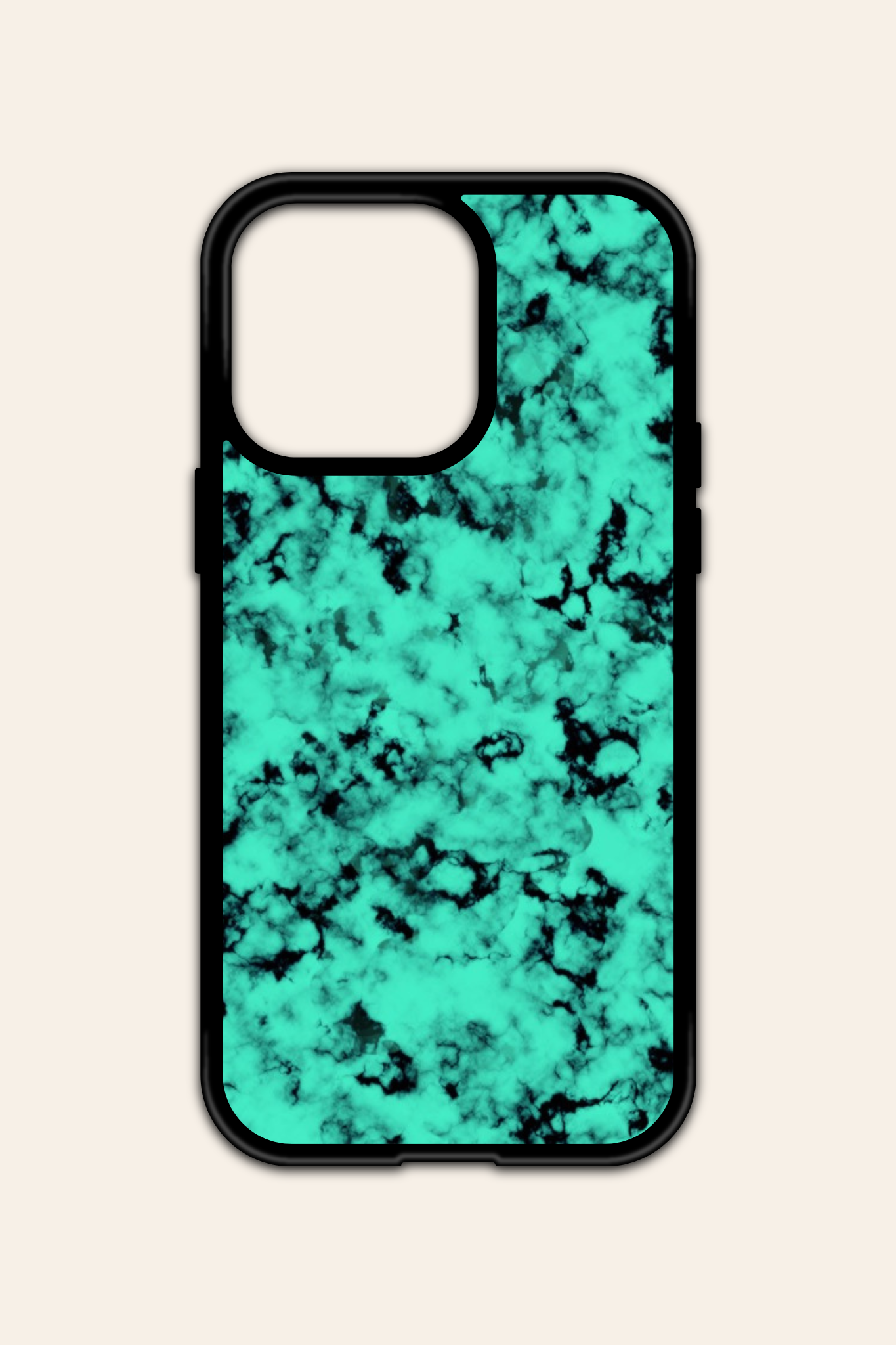 Turquoise iPhone Case