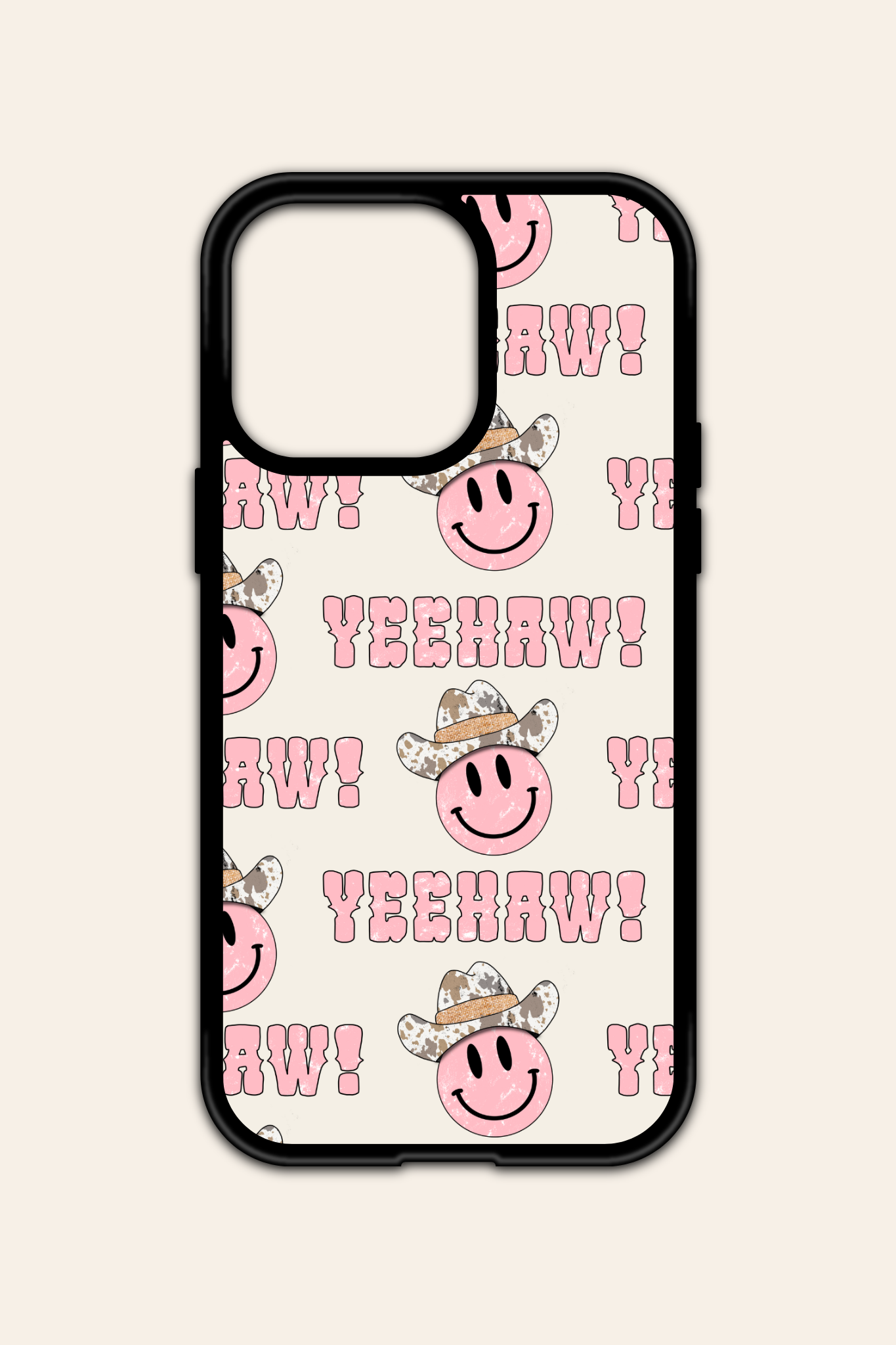 Pink Smiley iPhone Case