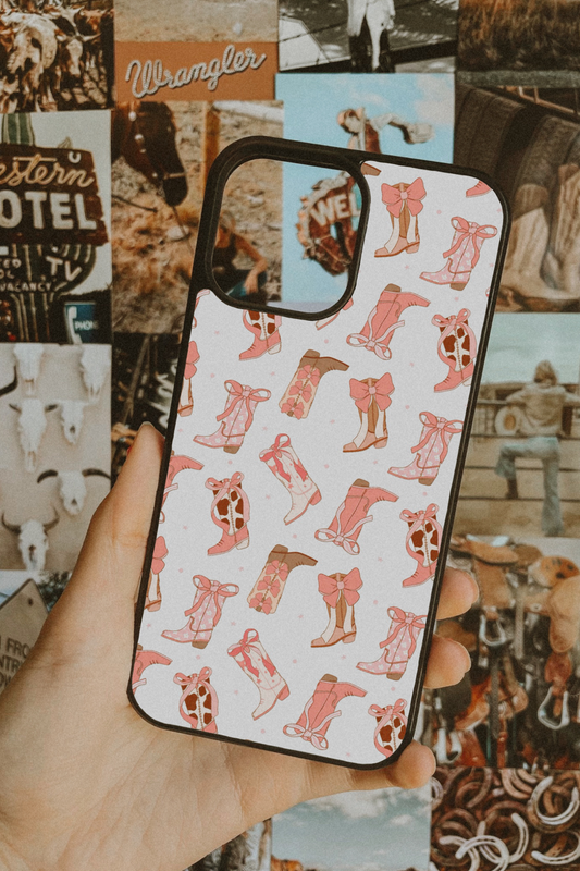 Coquette Cowgirl iPhone Case